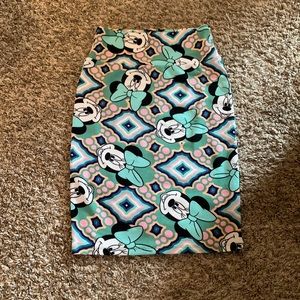 LuLaRoe Disney ‘Cassie’ pencil skirt